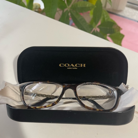 Coach Glasses Tortoise Frame 55-17-140 - Picture 6 of 10